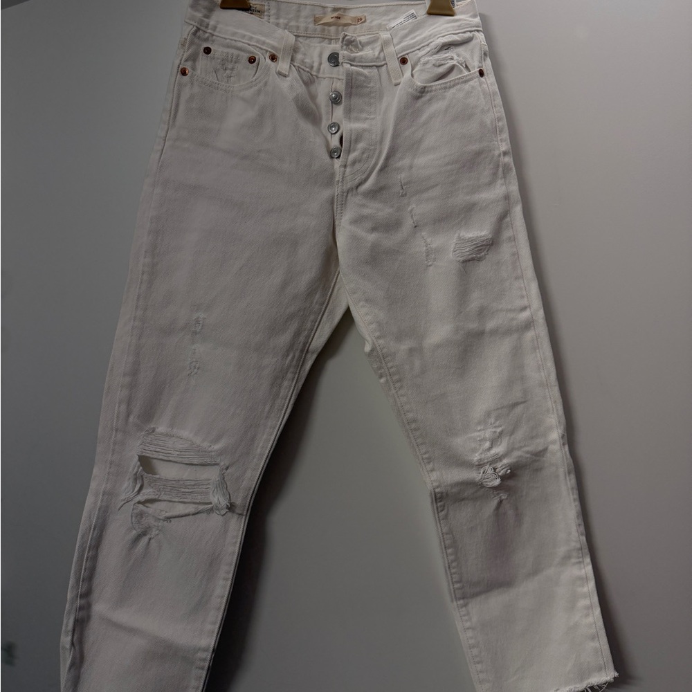 Levi’s White Jeans